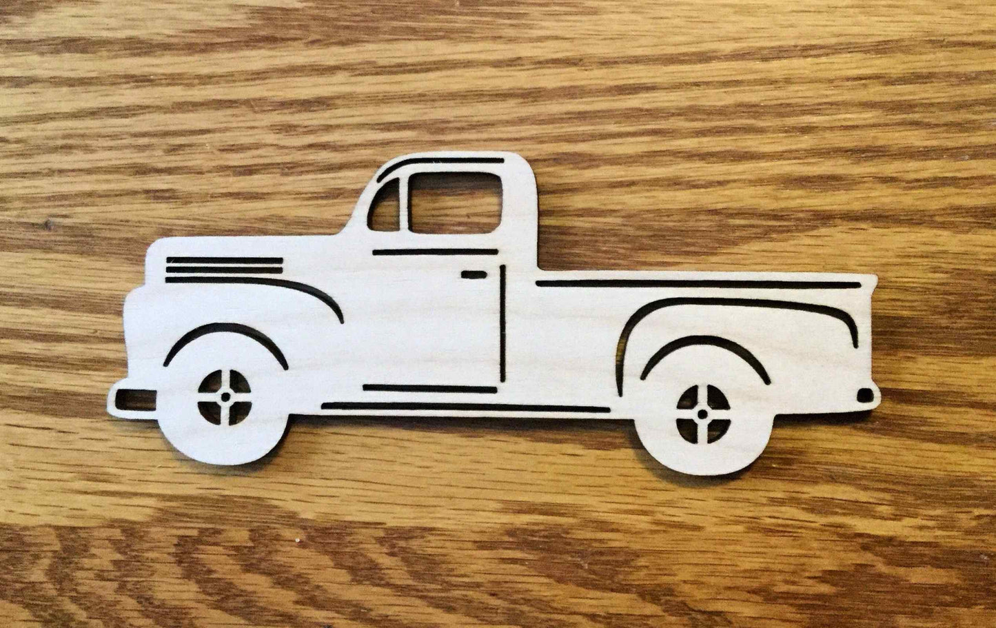 Vintage, Old Truck Ornament, Sign, Craft, Cutout - Woodland Rustics
