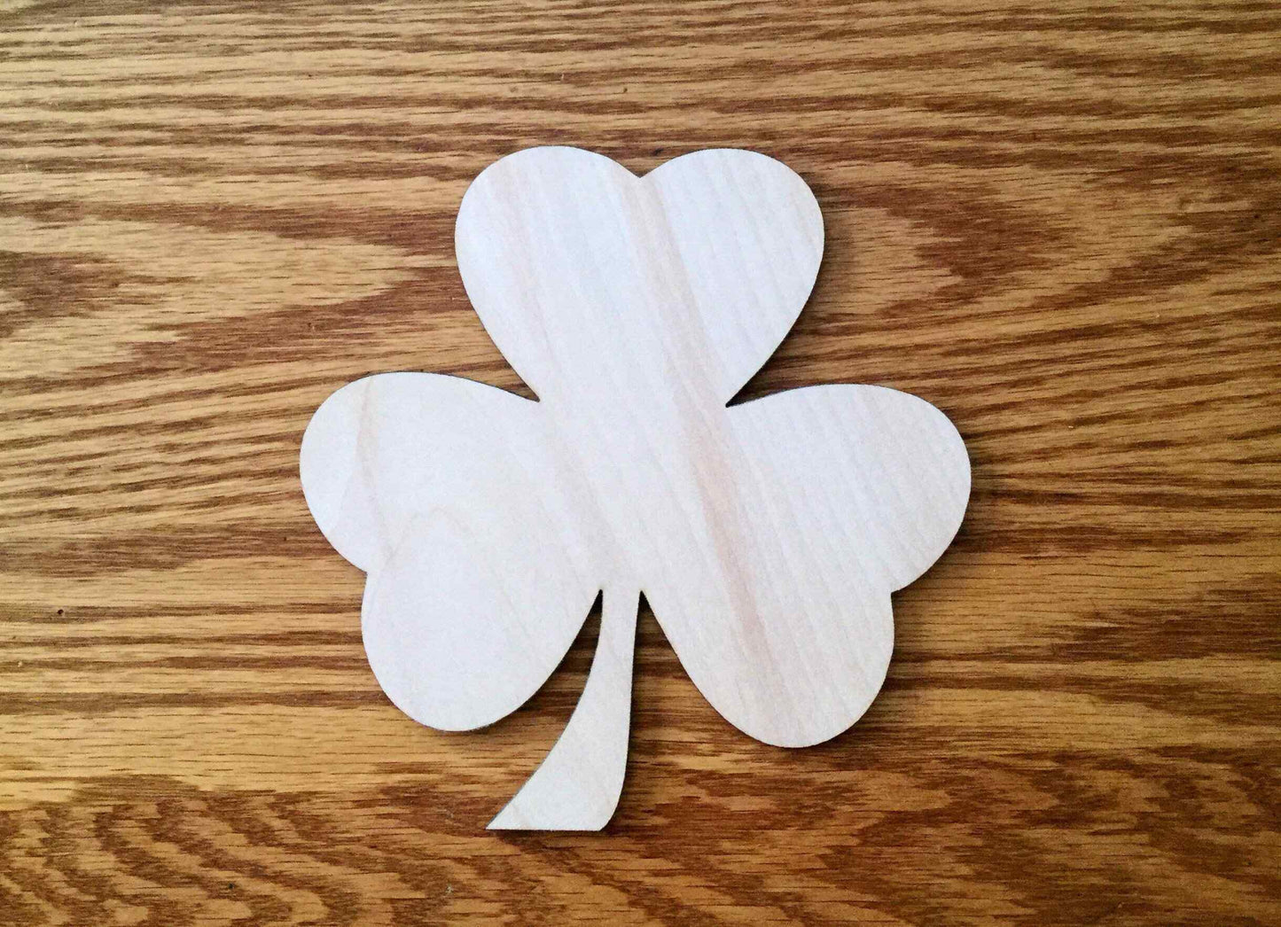 Shamrock Ornament, Sign, Craft, Cutout - Woodland Rustics