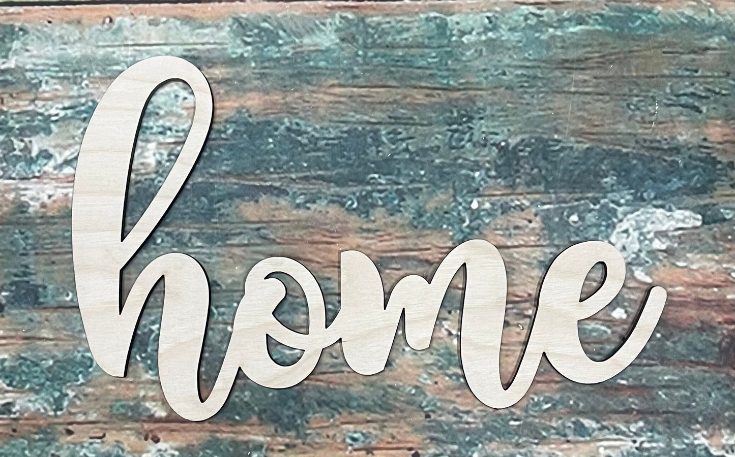 Home Sign, Craft, Cutout, Wall Hanger, Door Hanger - Woodland Rustics