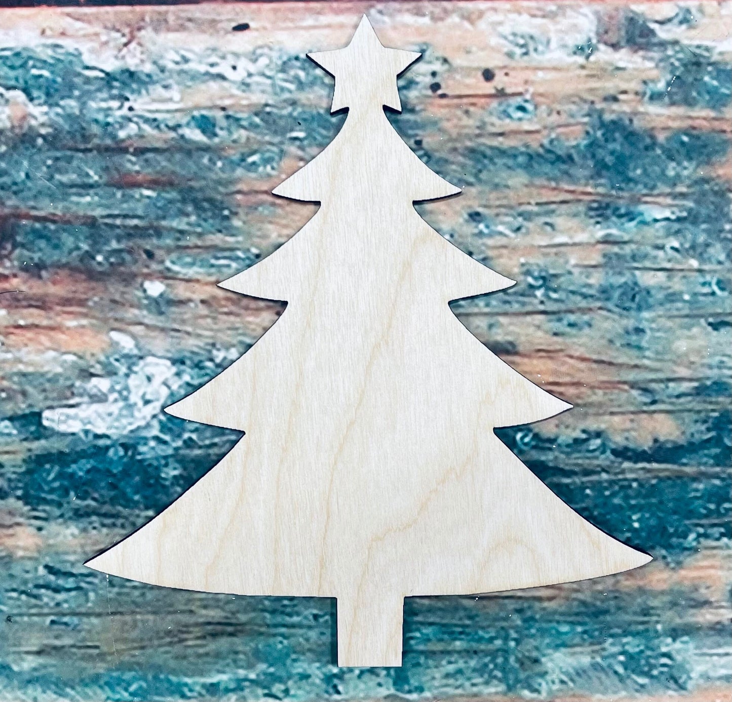 Christmas Tree Ornament, Sign, Craft Cutout - Woodland Rustics