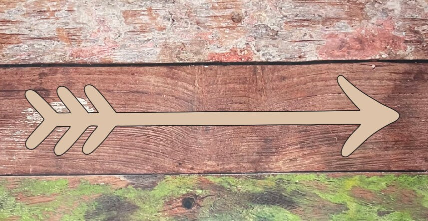 Arrow, Cut Out, Wall - Door Hanger or Cutout - Woodland Rustics