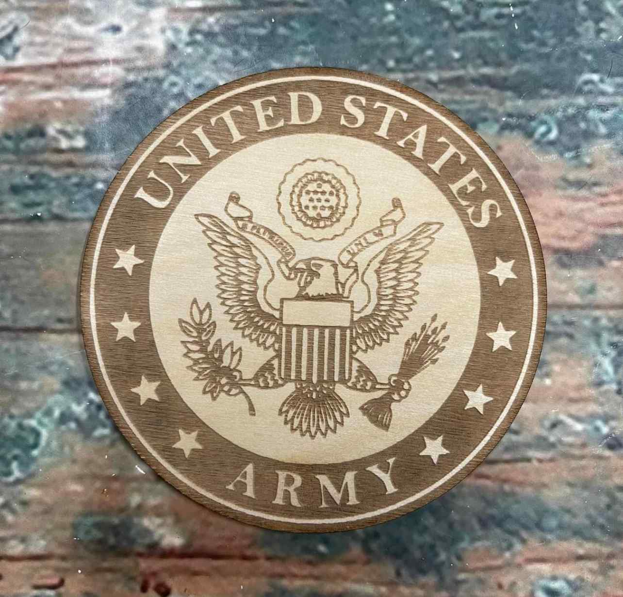 Army, US Army, United States Military, Patriotic Ornament, Cutout