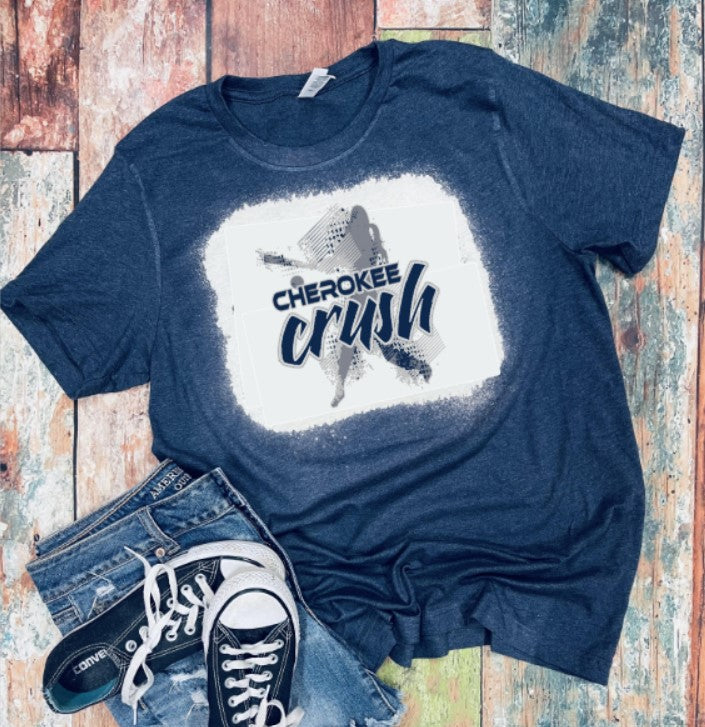 Cherokee Crush - Bleach Tee (Bleached Front Only) - Woodland Rustics