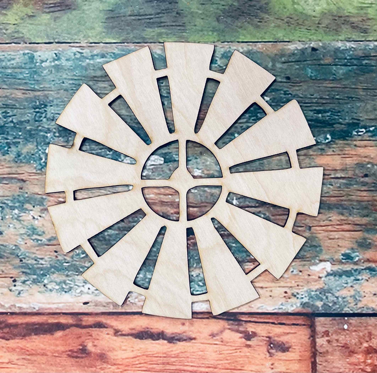 Windmill, Wall - Door Hanger, Craft Cutout, Door Hanger, Wall Decor - Woodland Rustics