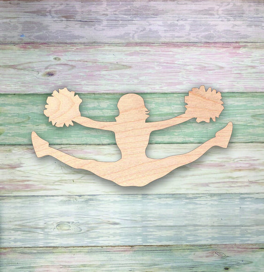 Cheerleader Sign, Wall - Door Hanger or Cutout - Woodland Rustics