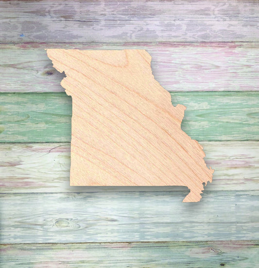 Missouri State Sign, Wall - Door Hanger or Cutout - Woodland Rustics