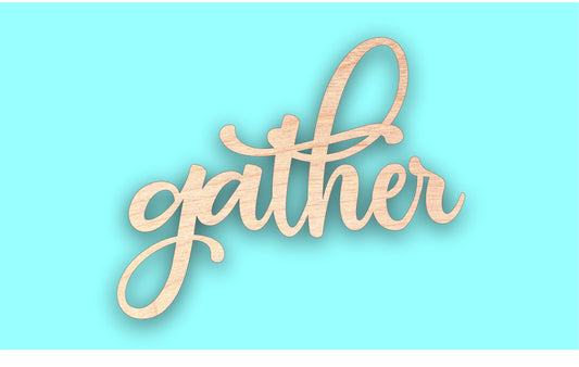 Thanksgiving, Gather Sign - Woodland Rustics