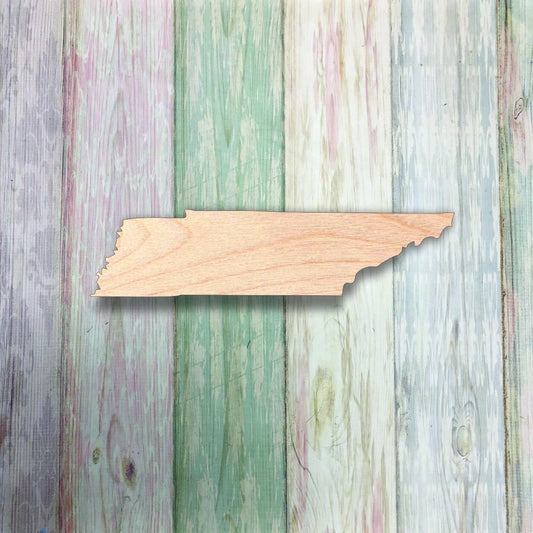 Tennessee State Sign, Wall - Door Hanger or Cutout - Woodland Rustics
