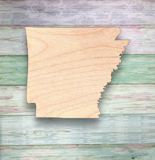 Arkansas State Sign, Wall - Door Hanger or Cutout - Woodland Rustics