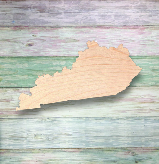 Kentucky State Sign, Wall - Door Hanger or Cutout - Woodland Rustics
