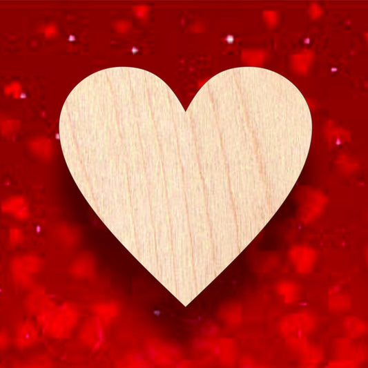 Valentine's Heart Ornament, Sign, Craft, Cutout - Woodland Rustics