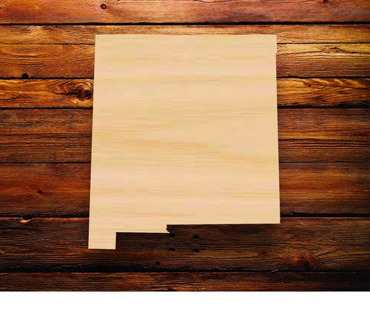New Mexico State Sign, Wall - Door Hanger or Cutout - Woodland Rustics