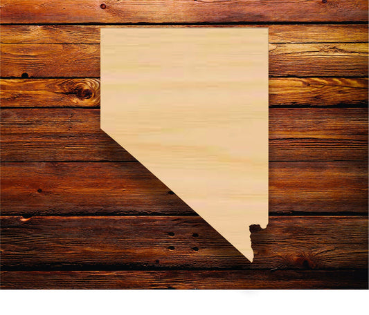 Nevada State Sign, Wall - Door Hanger or Cutout - Woodland Rustics