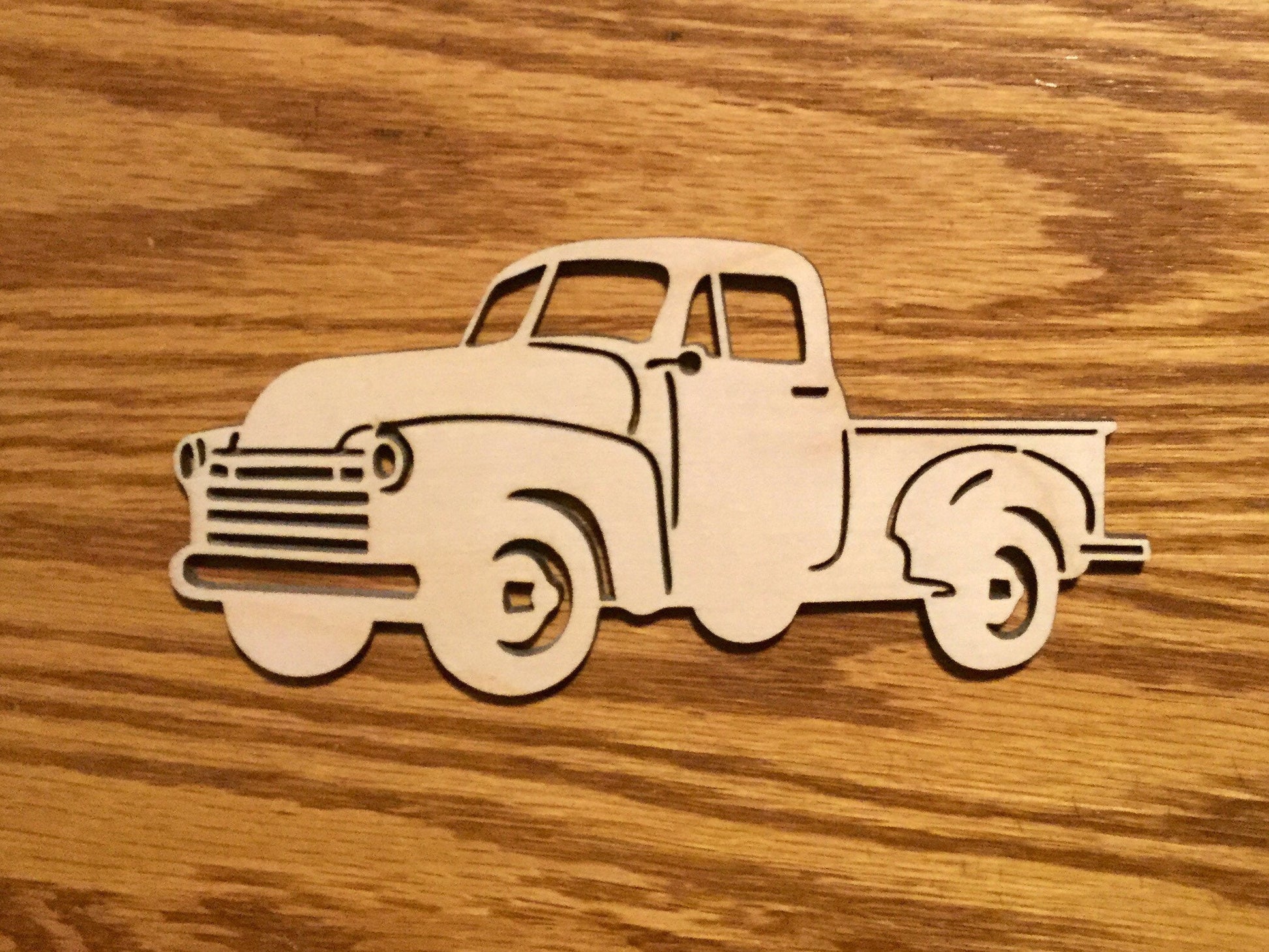 Vintage, Old Truck 3 Ornament, Sign, Craft, Cutout - Woodland Rustics