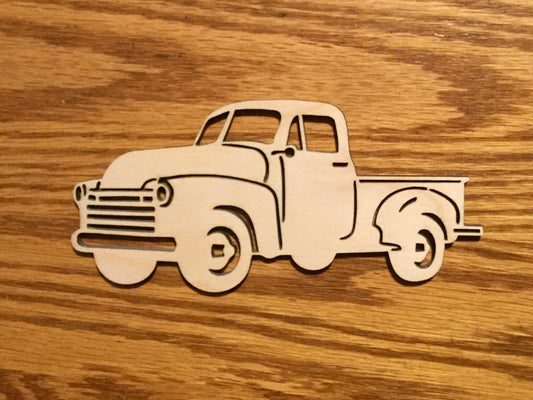 Vintage, Old Truck 3 Ornament, Sign, Craft, Cutout - Woodland Rustics