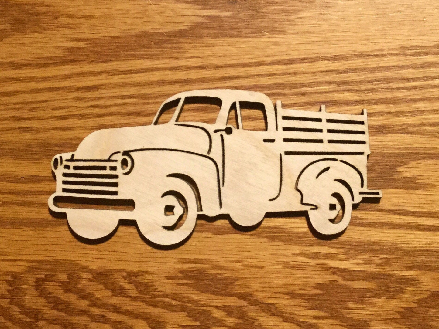 Vintage, Old Truck 3 (With Side Boards) Ornament, Sign, Craft, Cutout - Woodland Rustics