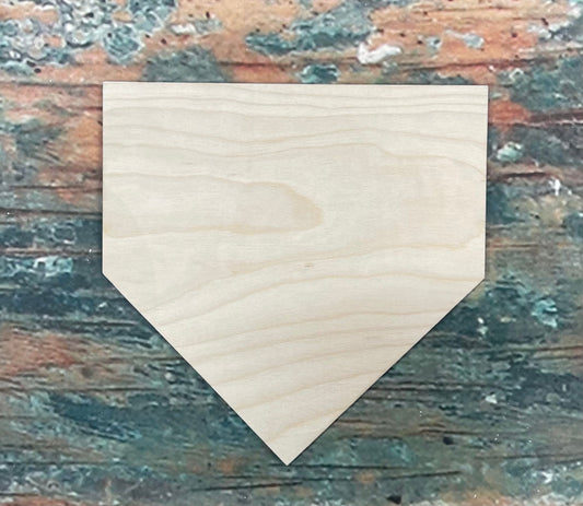 Home Plate Cutout For Sign or Craft - Woodland Rustics