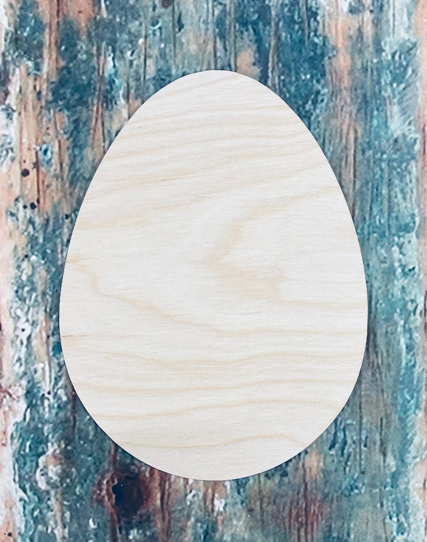 Easter Egg Shape Ornament, Sign, Craft, Cutout - Woodland Rustics