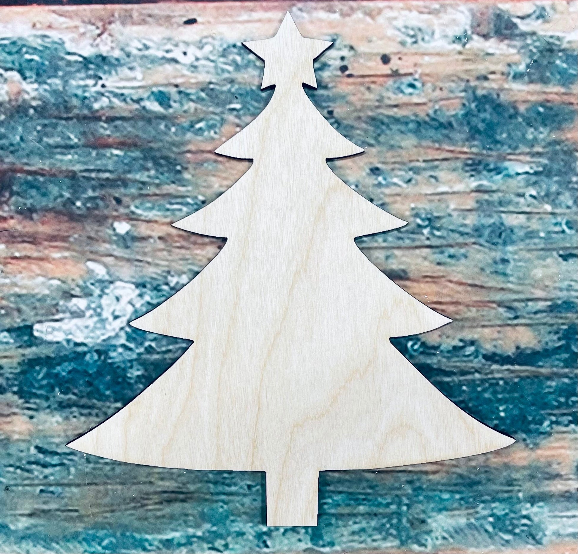 Christmas Tree Ornament, Sign, Craft Cutout - Woodland Rustics