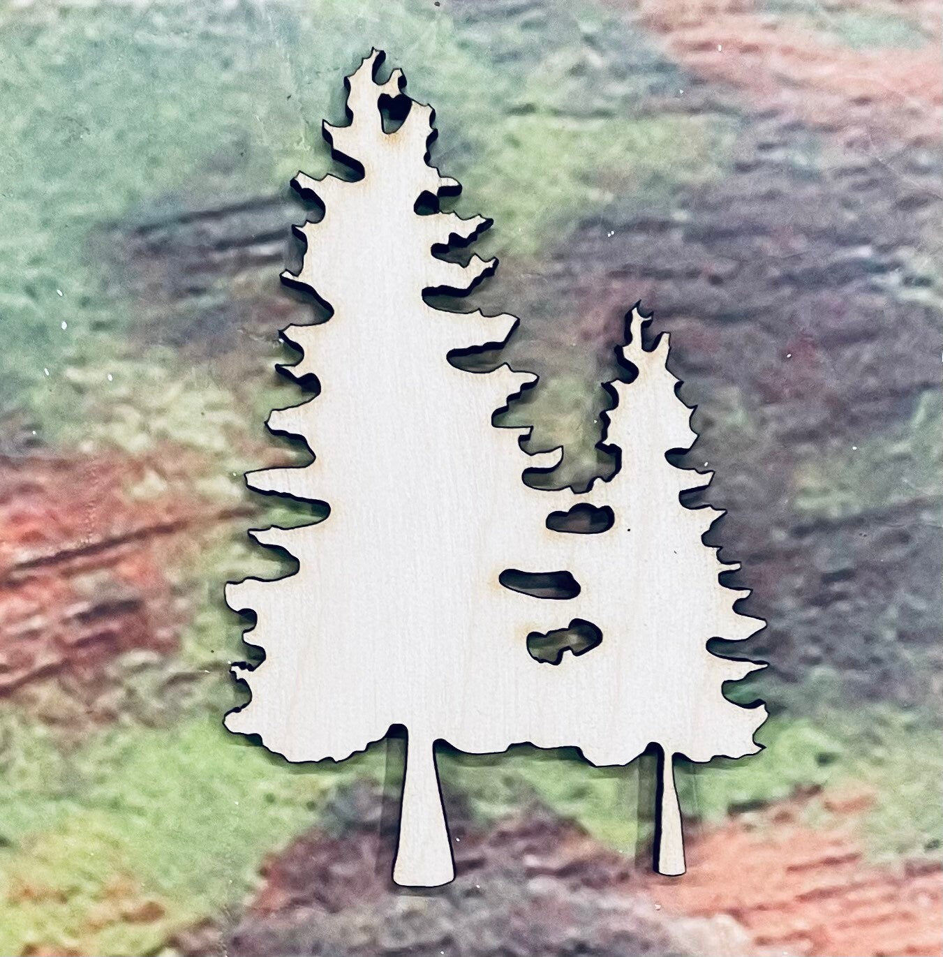 Trees, Ornament, Sign, Craft, Cutout - Woodland Rustics